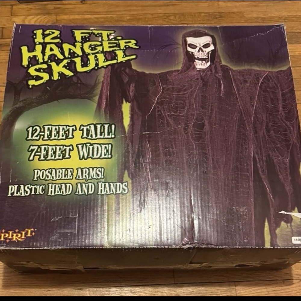 Spirit Halloween 12 Foot Skeleton Hanging Prop Morbid Decoration Decor Haunt